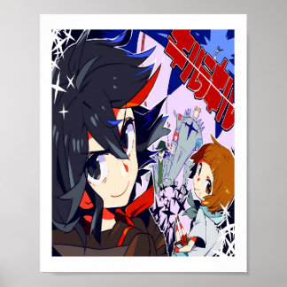 Kill la Kill Ryuko und Mako Kill la Kill anime g Poster