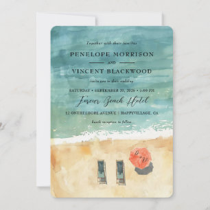 Kill Out by Sea Beach Einladung zur Hochzeit