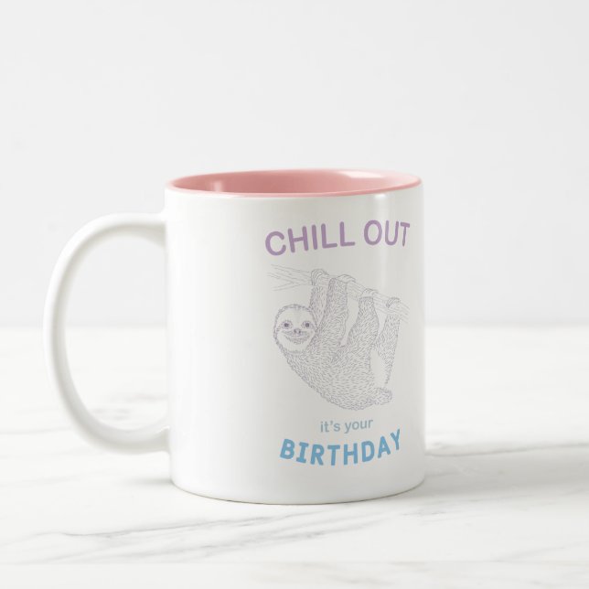 Kill out ist dein Geburtstag Zweifarbige Tasse (Links)