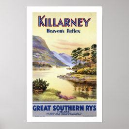 Killarney, Himmelsreflex Poster