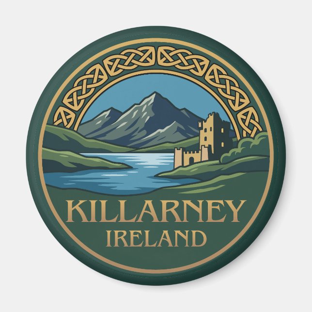Killarney Irland Magnet (Vorne)