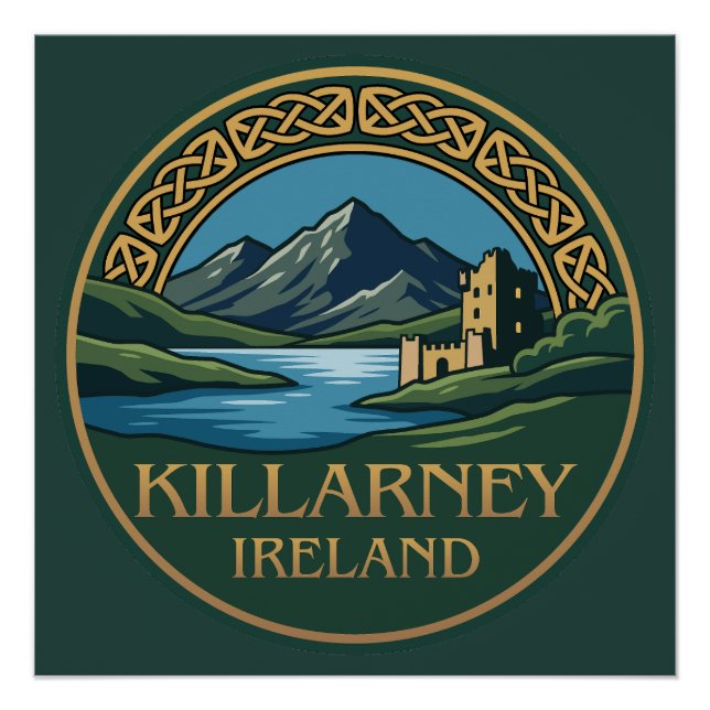 Killarney Irland Poster (Vorderseite)