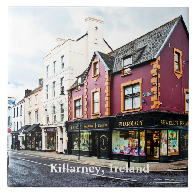 Killarney, Irland Straßenansicht Fliese (Vorderseite)