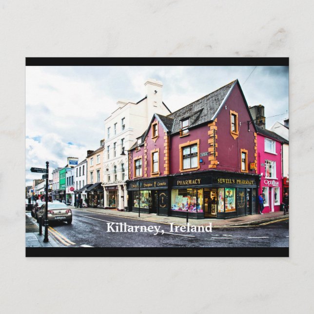 Killarney, Irland Street view Postcard Postkarte (Vorderseite)