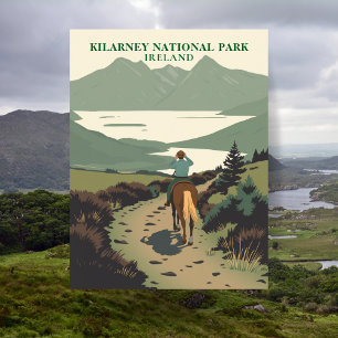 Killarney National Park Reiten Postkarte