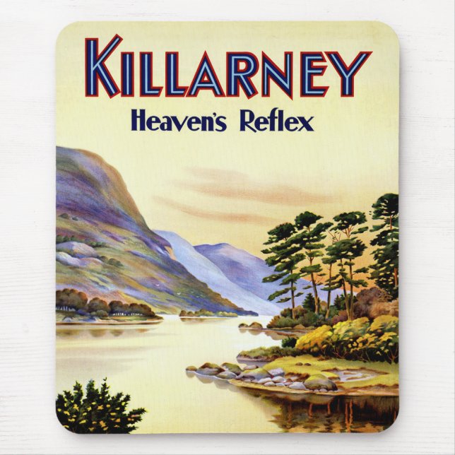 Killarney ~ Reflex des Himmels Mousepad (Vorne)