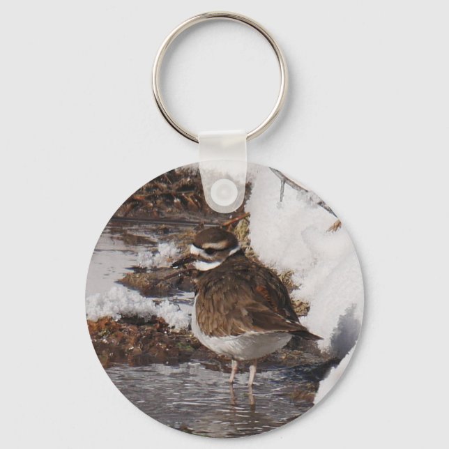 Killdeer-Schlüsselanhänger Schlüsselanhänger (Vorderseite)