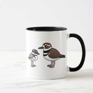 Killdeer u. Küken Tasse