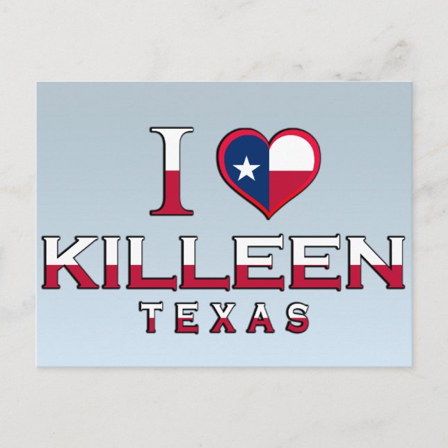 Killeen, Texas Postkarte (Vorderseite)