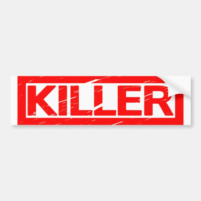 Killer-Briefmarke Autoaufkleber (Vorne)