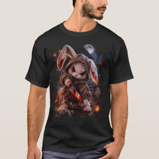 Killer Bunny Halloween Horror T-Shirt