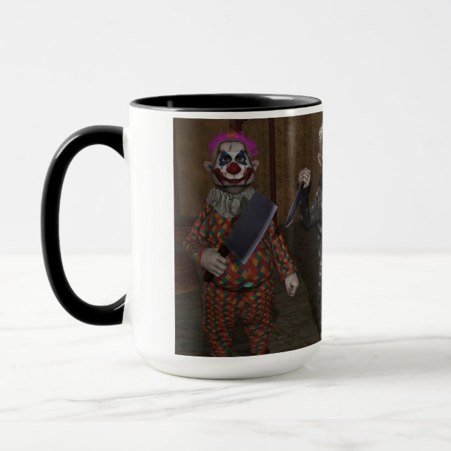 Killer Clown Circus Tasse (Links)