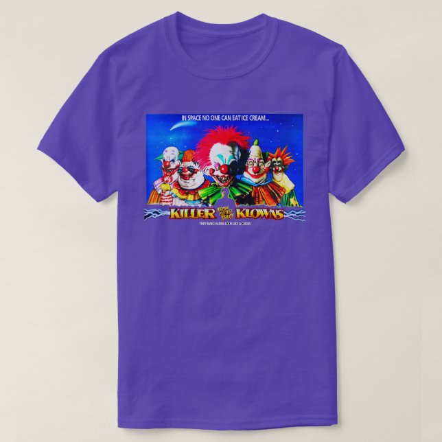Killer-Clowns aus dem Weltraum T-Shirt (Design vorne)