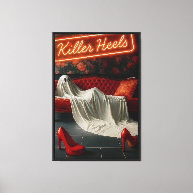 Killer-Heels Leinwanddruck (Vorderseite)