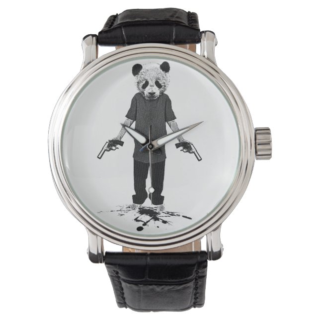 Killer Panda Armbanduhr (Vorderseite)