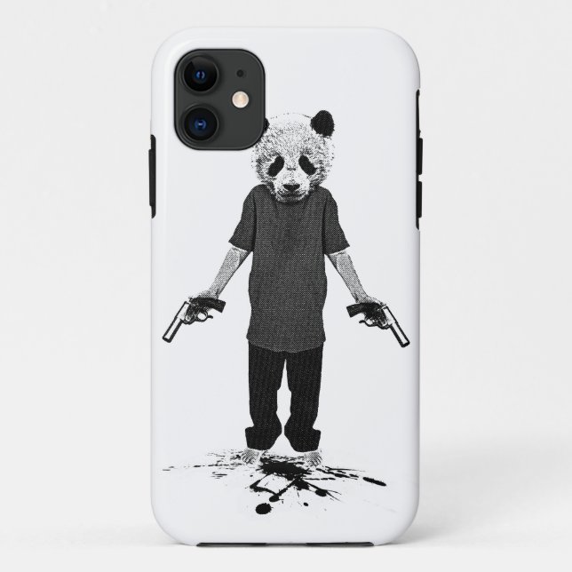 Killer Panda Case-Mate iPhone Hülle (Rückseite)