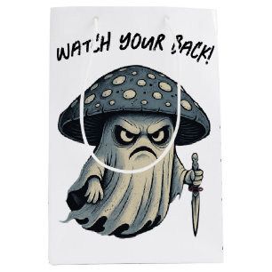 Killer 'Shroom - Spooky Ghost with Knife Mittlere Geschenktüte