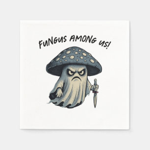 Killer 'Shroom - Spooky Ghost with Knife Serviette