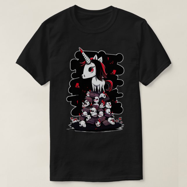 Killer Unicorn T-Shirt (Design vorne)