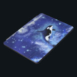 Killer Whale Blue iPad Air Cover Vollmond<br><div class="desc">Killer Whales auf Blue Full Moon iPad Covers</div>