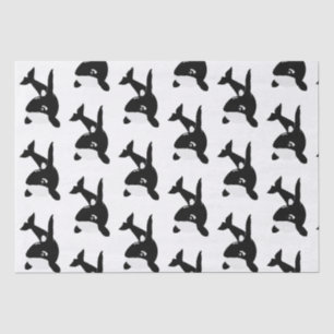 Killer Whale Design Seidenpapier