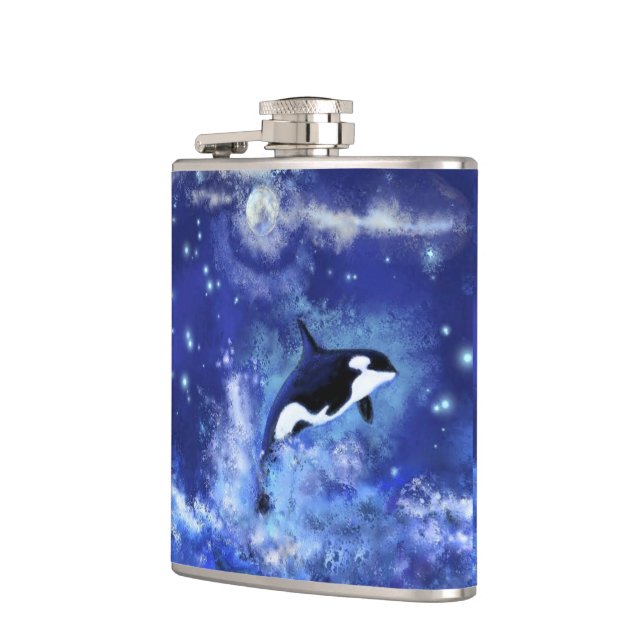 Killer Whale Flachmann (Links)