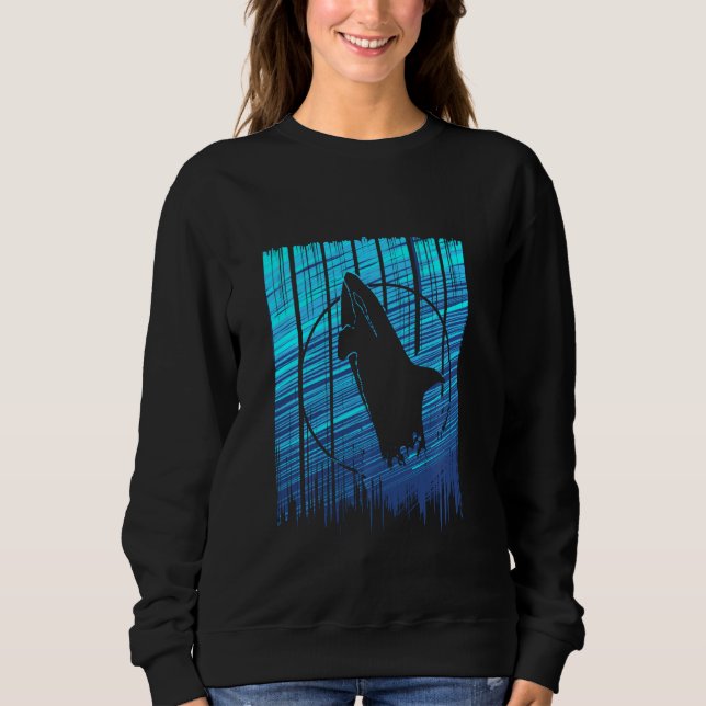 Killer Whale Rettete den Wal Orca Long Sleeve Sweatshirt (Vorderseite)