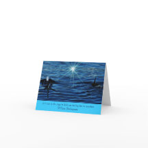 Killer Whale Starlight Sea inspirierender Gruß