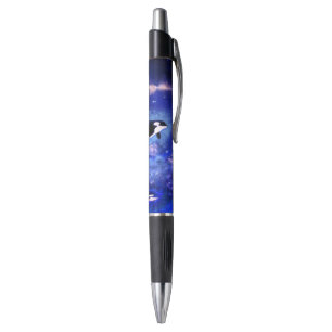 Killer Whales on Blue Full Moon Pen Kugelschreiber