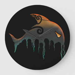 Killerwal Halloween Große Wanduhr