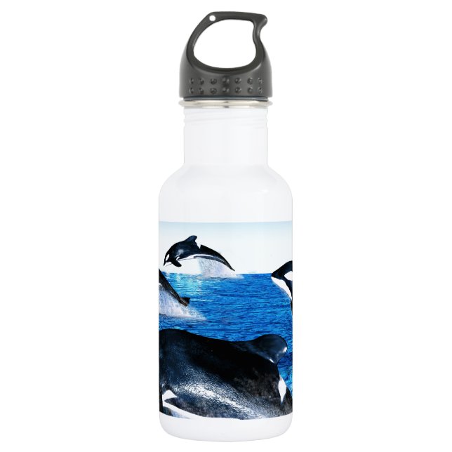 Killerwal-Hülse Trinkflasche (Vorderseite)