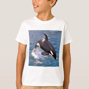 Killerwale springen aus dem Wasser T-Shirt