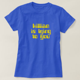 Killian liegt zu Ihnen. Das laufende Mannt-stück T-Shirt