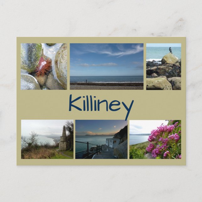 Killiney Collage Postkarte (Vorderseite)