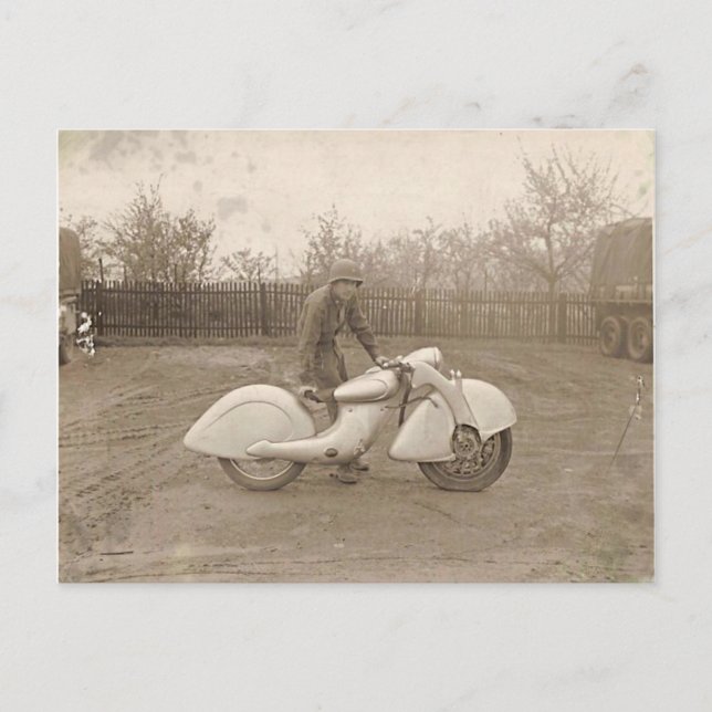 KILLINGER & FREUND MOTORRAD. POSTKARTE (Vorderseite)