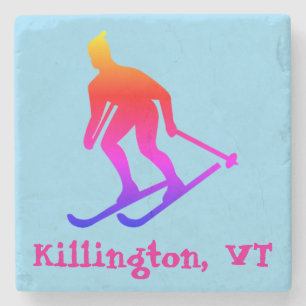 Killington - Rutland Landkreis, Vermont (Skiort VT Steinuntersetzer