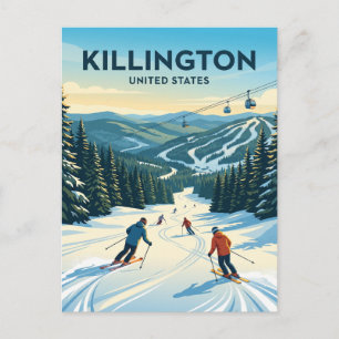 Killington Ski Resort Vermont Postkarte