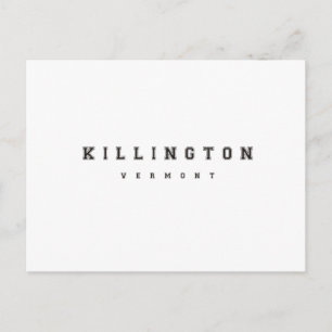 Killington Vermont Postkarte