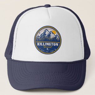 Killington Vermont Retro Sunset Ski Souvenirs 80er Truckerkappe