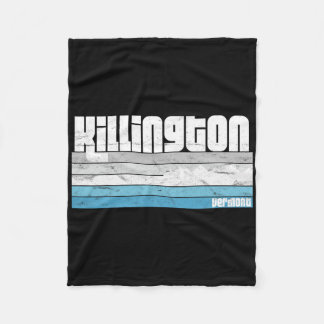Killington Vermont Vt Retro Urlaub Skifahren Snowb Fleecedecke
