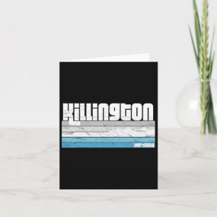 Killington Vermont Vt Retro Urlaub Skifahren Snowb Karte