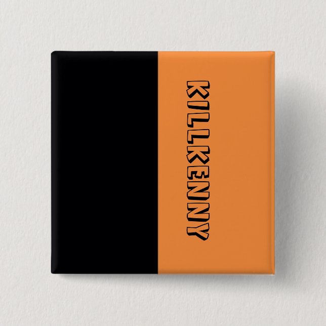 Killkenny Landkreis Flag Button Abzeichen (Vorderseite)