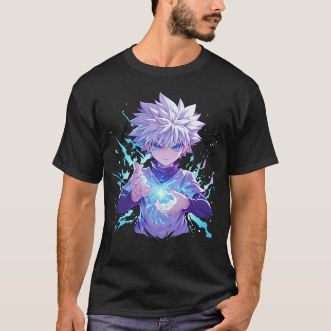 Killua-Grafik T-Shirt (Vorderseite)