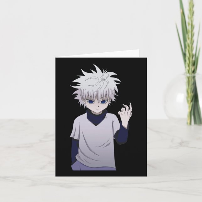 Killua Zoldyck Sticker Karte (Vorderseite)