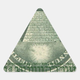 Killuminati Auf dem Triangle-Aufkleber Dreieckiger Aufkleber