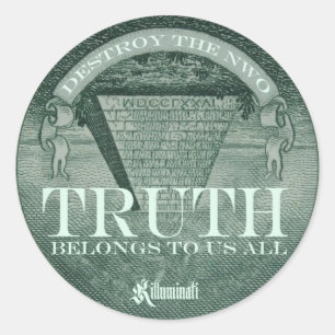 Killuminati - Aufkleber "Wahrheit gehört uns allen