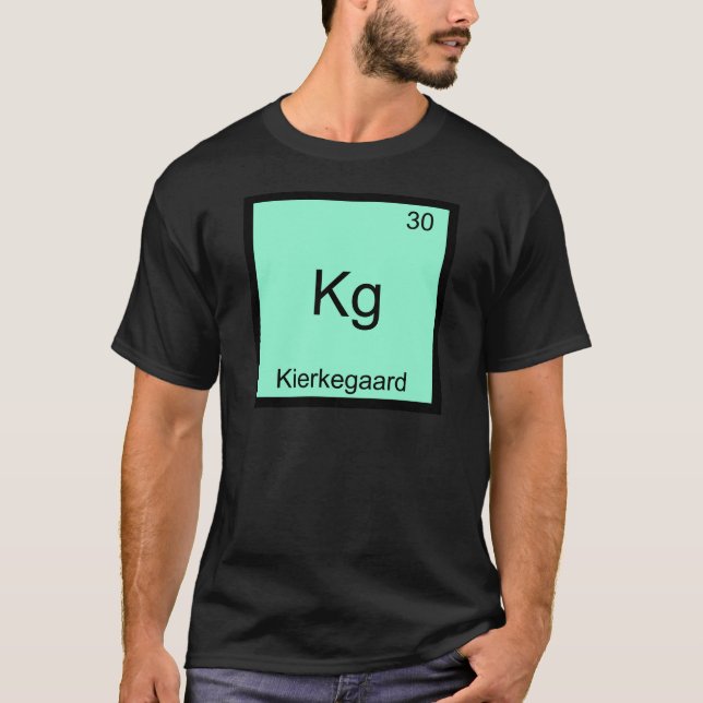 Kilogramm - Kierkegaard lustiges T-Shirt (Vorderseite)