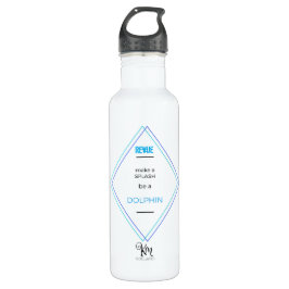 Kilometer Golland ist eine Delphin-Wasser-Flasche Trinkflasche