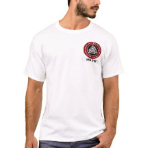 Kilometer - Weißes Gurt-Shirt - Männer