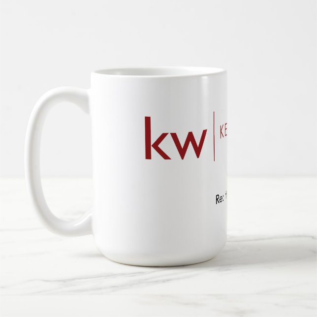 Kilowatt bezüglich: Anwesen-Weiß-Tasse der Sache Kaffeetasse (Links)